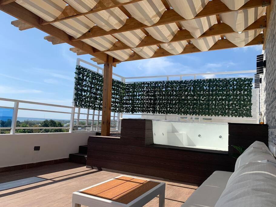 Apart. Bbq, Jacuzzi Y Vista Al Mar, 4Hb/Ac. Apartment Barahona ภายนอก รูปภาพ